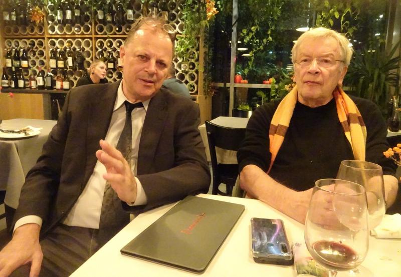 Varsói összejövetel az orosz irodalom megosztó alakjával: Viktor Jerofejevvel.