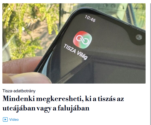 Magyar Péter: Történt-e már házkutatás azoknál a kormánylapoknál, amelyek nyilvánosan közzétették a magyar állampolgárok személyes adatait térképes formában?